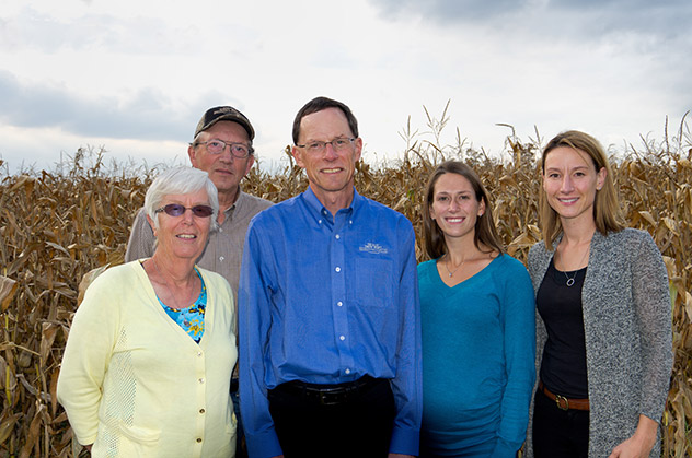 Featured in this picture are: Left to Right: Renske and Laurence Helmuth, Rick Martin (WFS General Manager), Stephanie Rempel (Grains of Hope Team Member), Christine Schoonderwoerd (Grains of Hope Team Member)